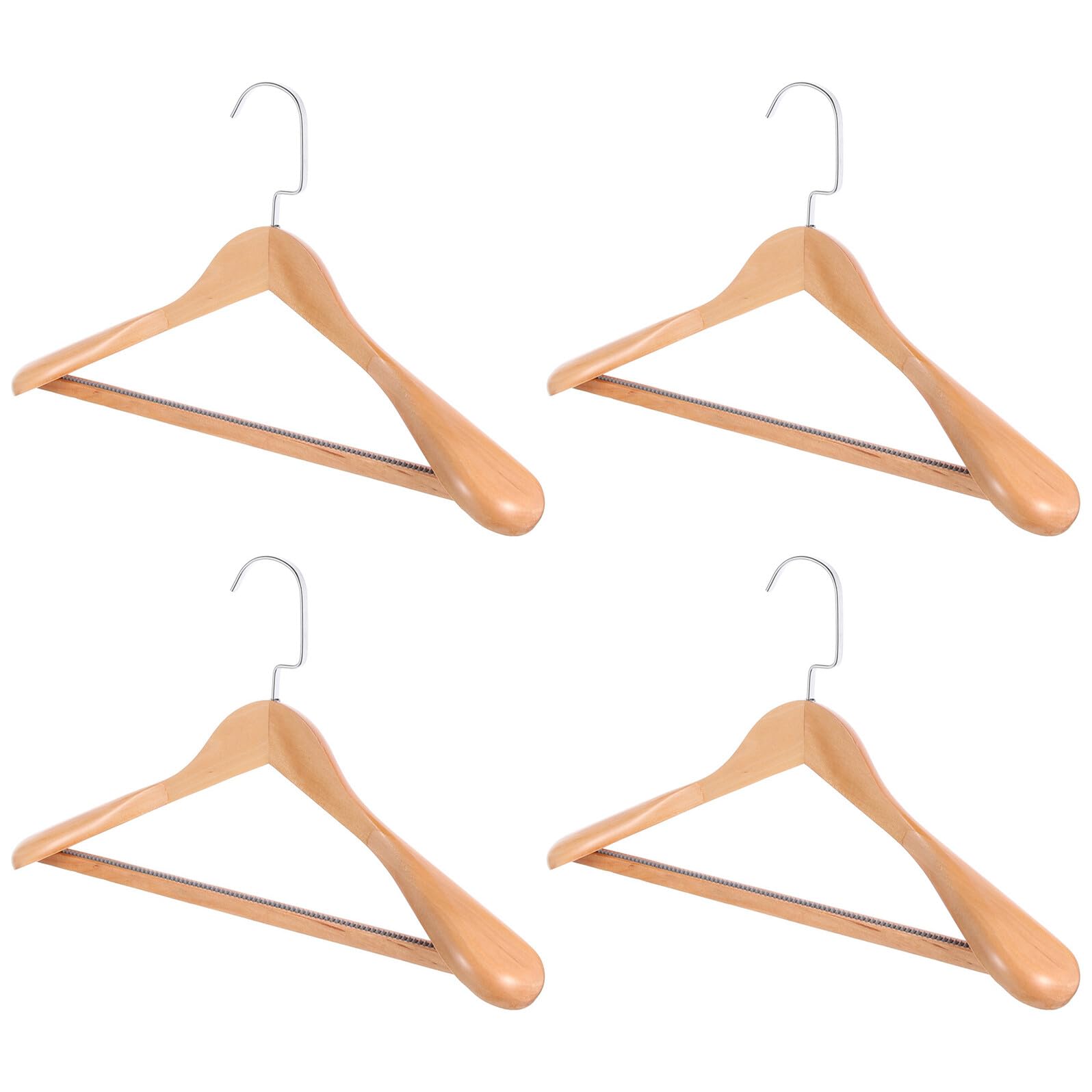 Cintres en bois massif GARVALON de qualité premium pour vos manteaux chic