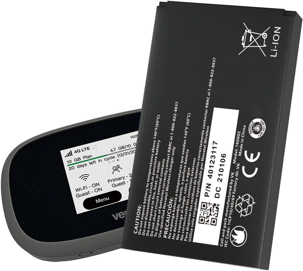 Mifi 8800l Battery 5100mah Upgraded 2025 New Replacment Battery