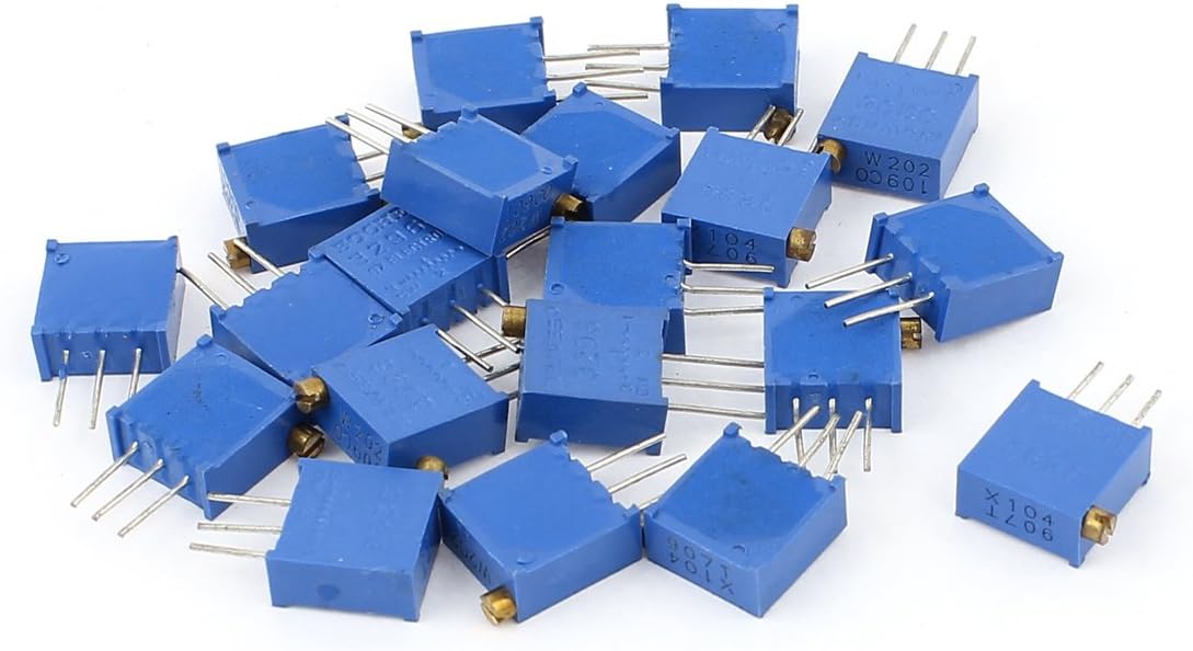 3296W-202 3296W-104 Variable Resistors Resistor Trim Pot Potentiometer Potentiometers Trimmer 20Pcs