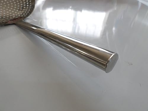 Miniatura 4 de Zhenmei colador comercial resistente del skimmer del acero inoxidable 8 pulgadas diámetro 17 pulgadas de largo