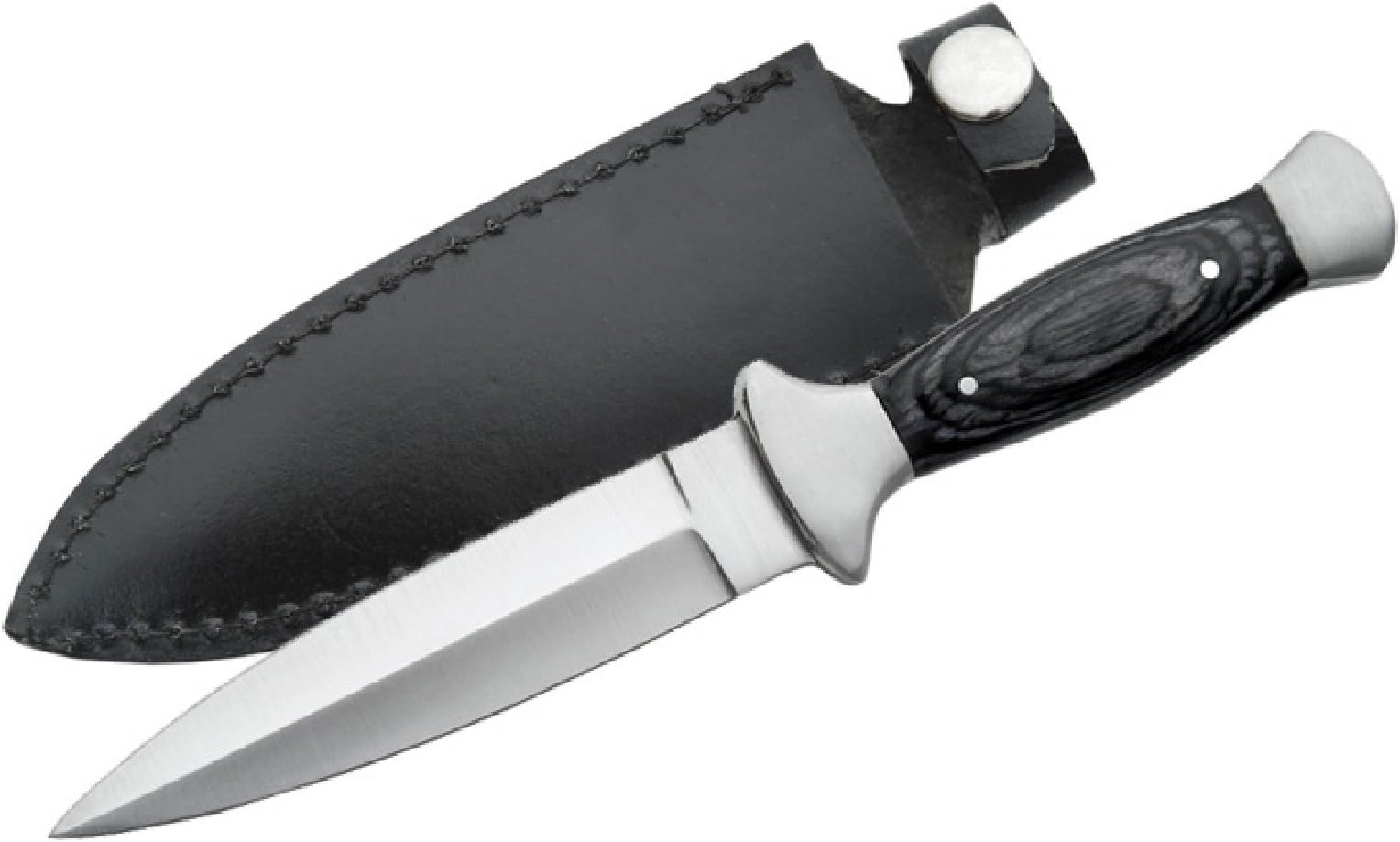 9" Black Wooden Handled Athame Dagger