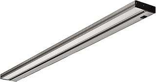 NICOR Lighting 40-Inch Hardwired Slim 2700K LED Under Cabinet Light Fixture, Nickel (NUC-4-40-HL-W-NK) - coolthings.us