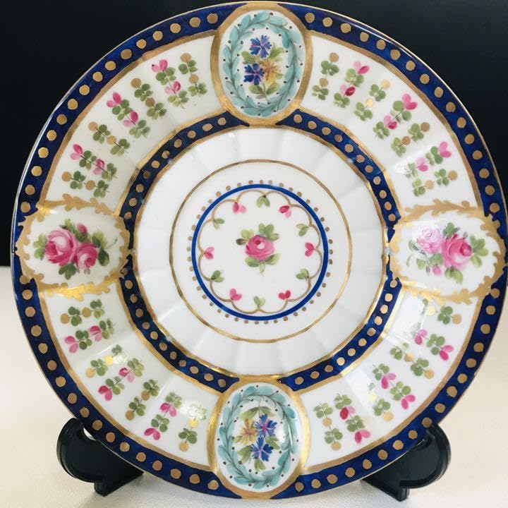 Amazon.co.jp: ドレスデン カールティーメ 薔薇 コバルト 窓絵 Amazon.co.jp: ドレスデン カールティーメ 薔薇 コバルト 窓絵