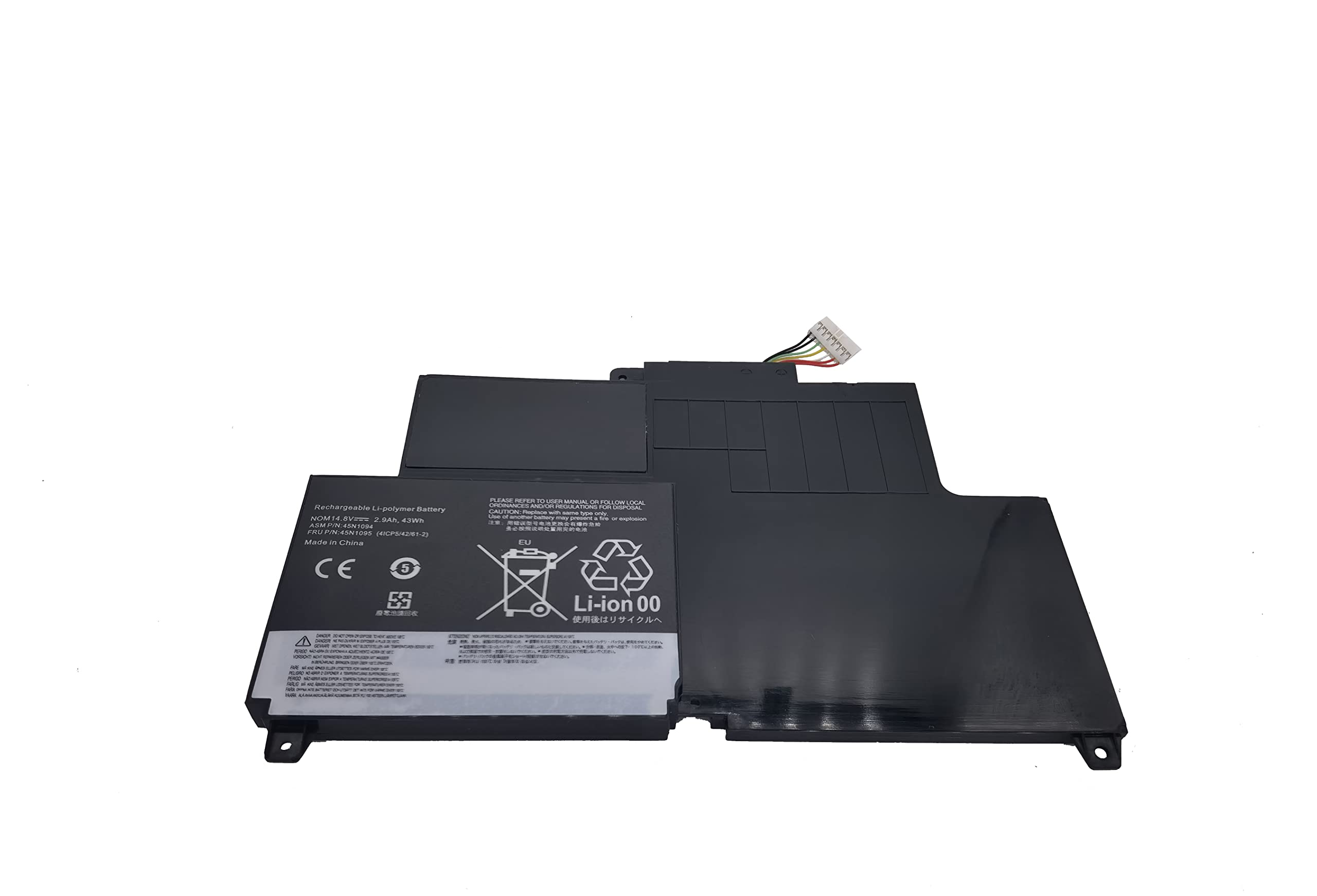 YKXC S230U Replacement Lapotp Battery Compatible with Lenovo ThinkPad S230u ThinkPad S230u Twist ThinkPad Edge S230u ASM P/N 45N1092 FRU P/N 45N1093 45N1094 45N1095 4ICP5/42/61-2 (14.8V 43Wh)