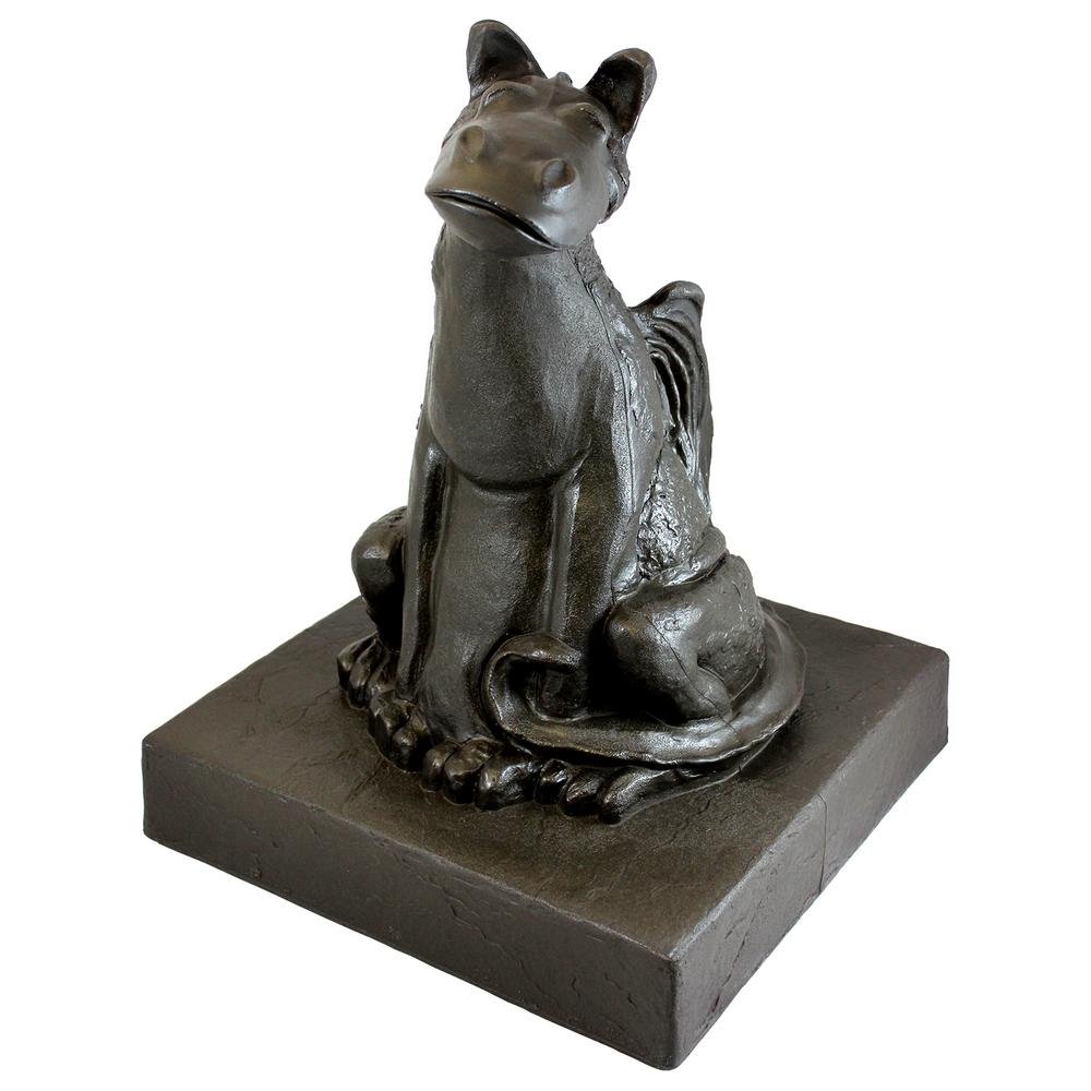 Emsco Group 92550 29" Whimsical Rabbit Garden Statue, Bronze