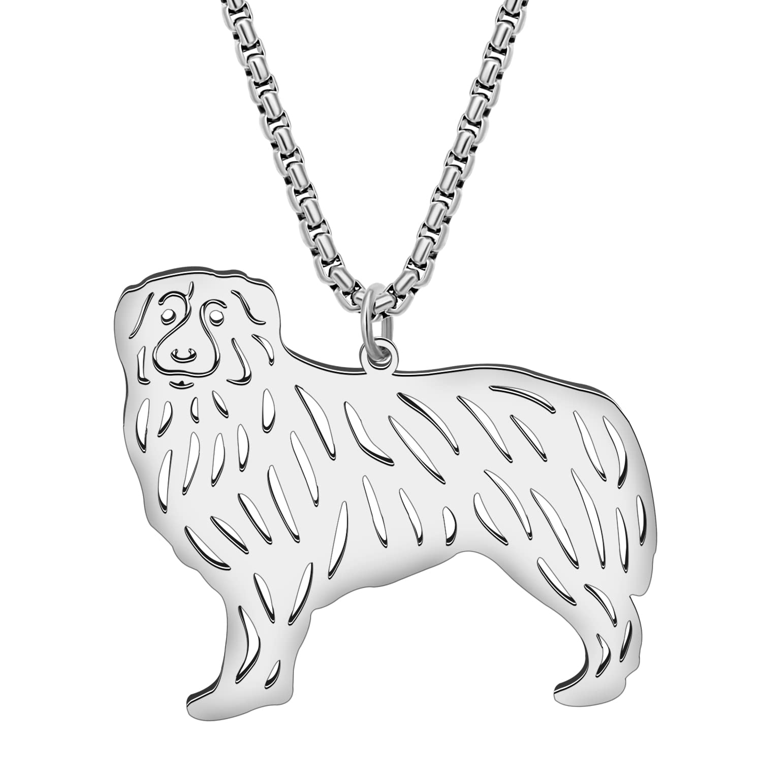 Acciaio Inox Cute Cane Ciondolo Collana Dainty 18K Oro collana per Donna Ragazza Animali Domestici Cane Regali Gioielli