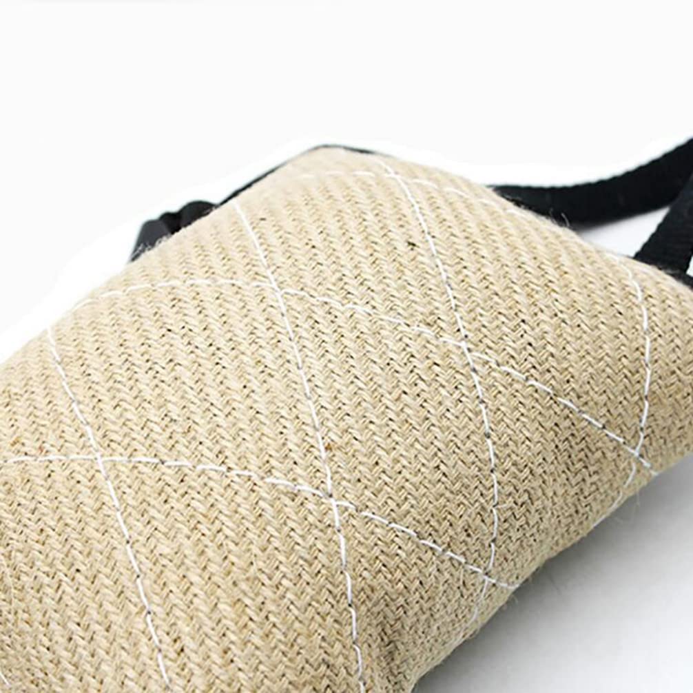 Happyyami Almohada de Mordida para Perros 3 Asas, Diseño Acolchado | Entrenamiento Exterior Sesiones, Superficie Áspera Antideslizante, para Cachorros y Perros Mayores