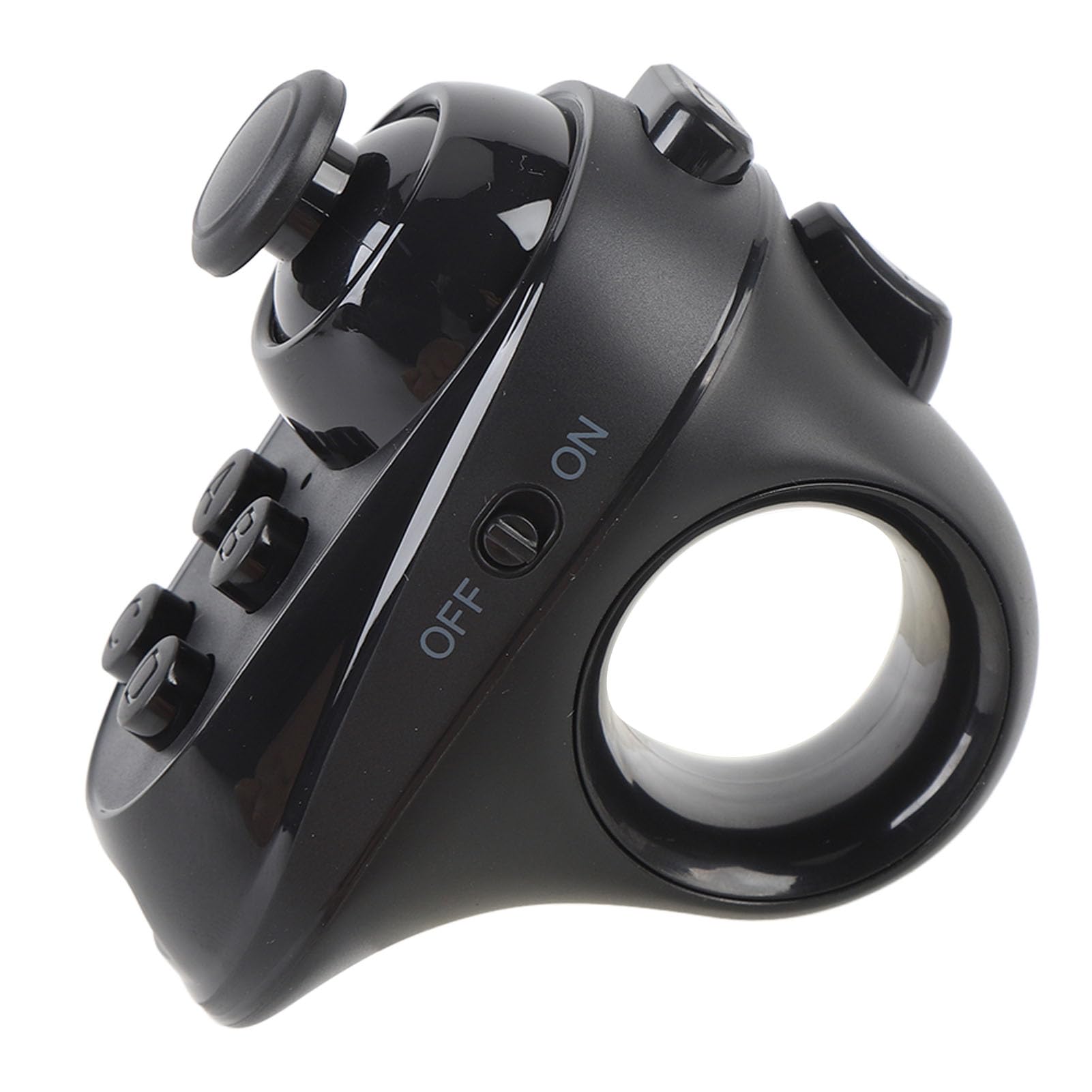 PUSOKEI Contrôleur de télécommande VR Manette de jeu Bluetooth, Manette de jeu VR sans fil Contrôle vidéo VR, selfie, page Flip E-Book/PPT/Nook, souris, réglage du son, pour smartphone