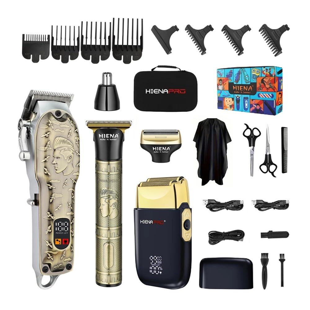Razors - Cortadora de pelo profesional para hombre, recargable por USB, multifunción, multiuso, 10.000 rpm, afeitadora eléctrica de alta potencia