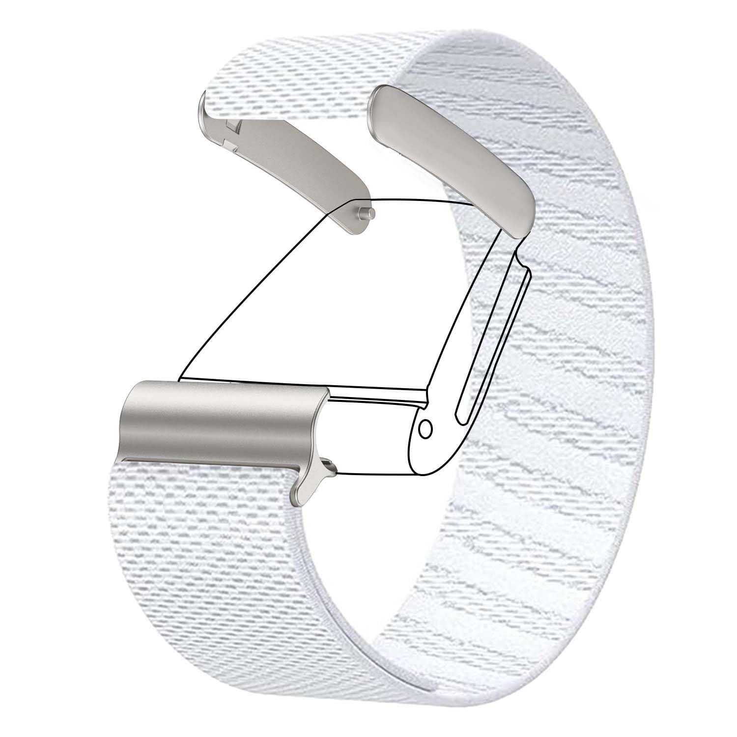 Nylon Sport Strap Breathable, Durable Strap Compatible with Whooop 5.0, One | Peak (White)-image-32