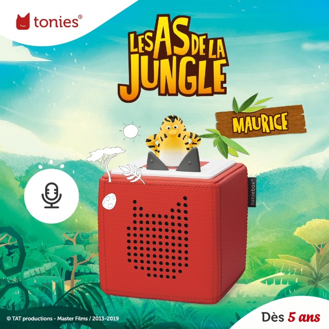 Figurine Tonies Les As de la jungle Maurice pour Conteuse Toniebox - Accessoire conteuse d'histoire | fnac Belgique