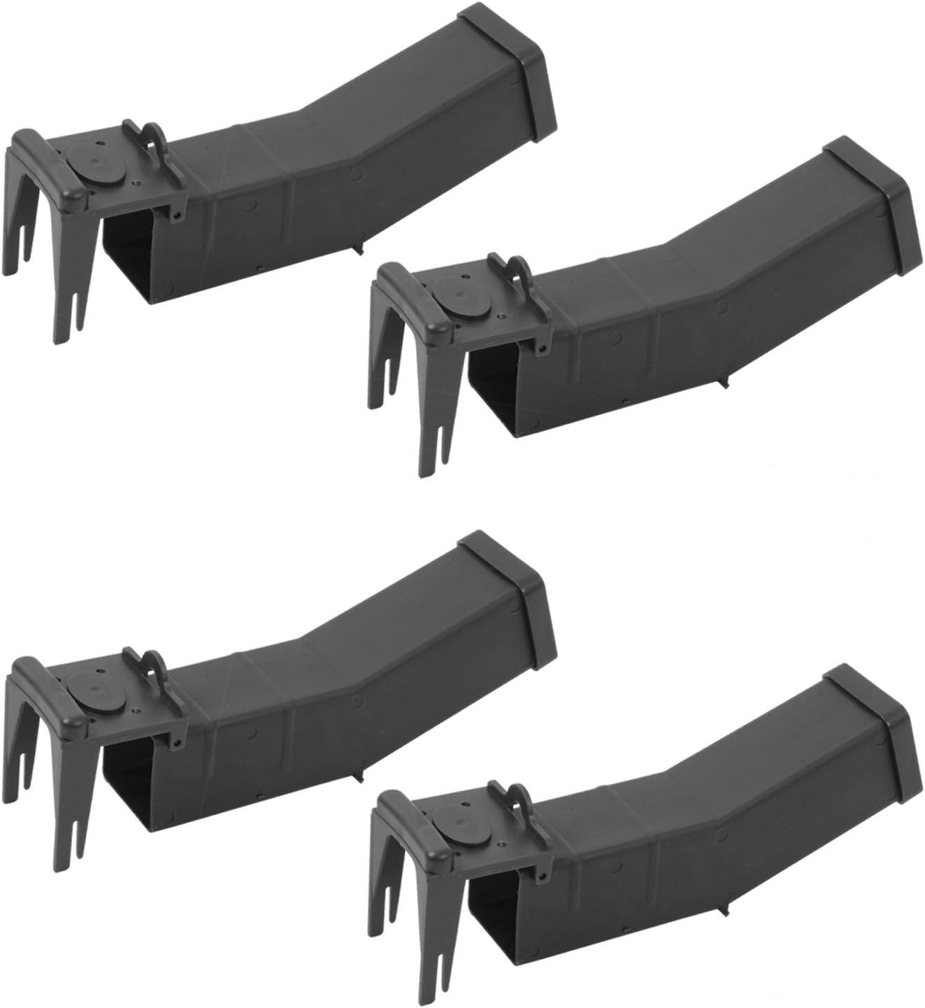 Gardigo live mouse traps | Pack of 4 | Humane and reusable pest control | catch and release, 17 X 4 X 4 cm