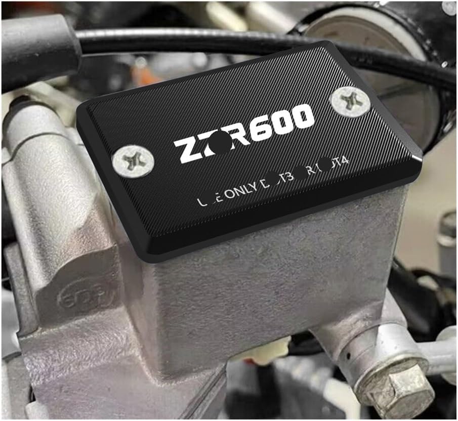 Motorcycle CNC Front Brake Fluid Reservoir Oil Cup Cap Master Cylinder Cover FOR 600 ZZR600 2002 2003 2004 2005