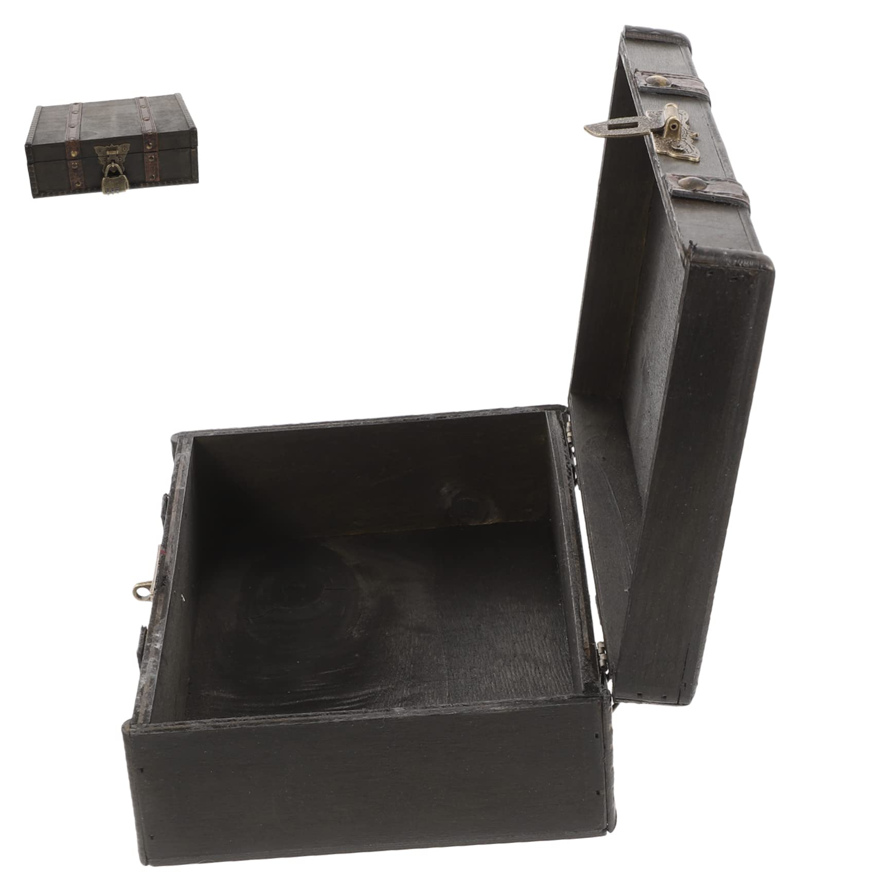 Levemolo Antike Schmuckschatulle mit Zahlenschloss Tragbar für Schmuck und Diamanten Vintage Optik Ausreichend Platz fürs Schlafzimmer