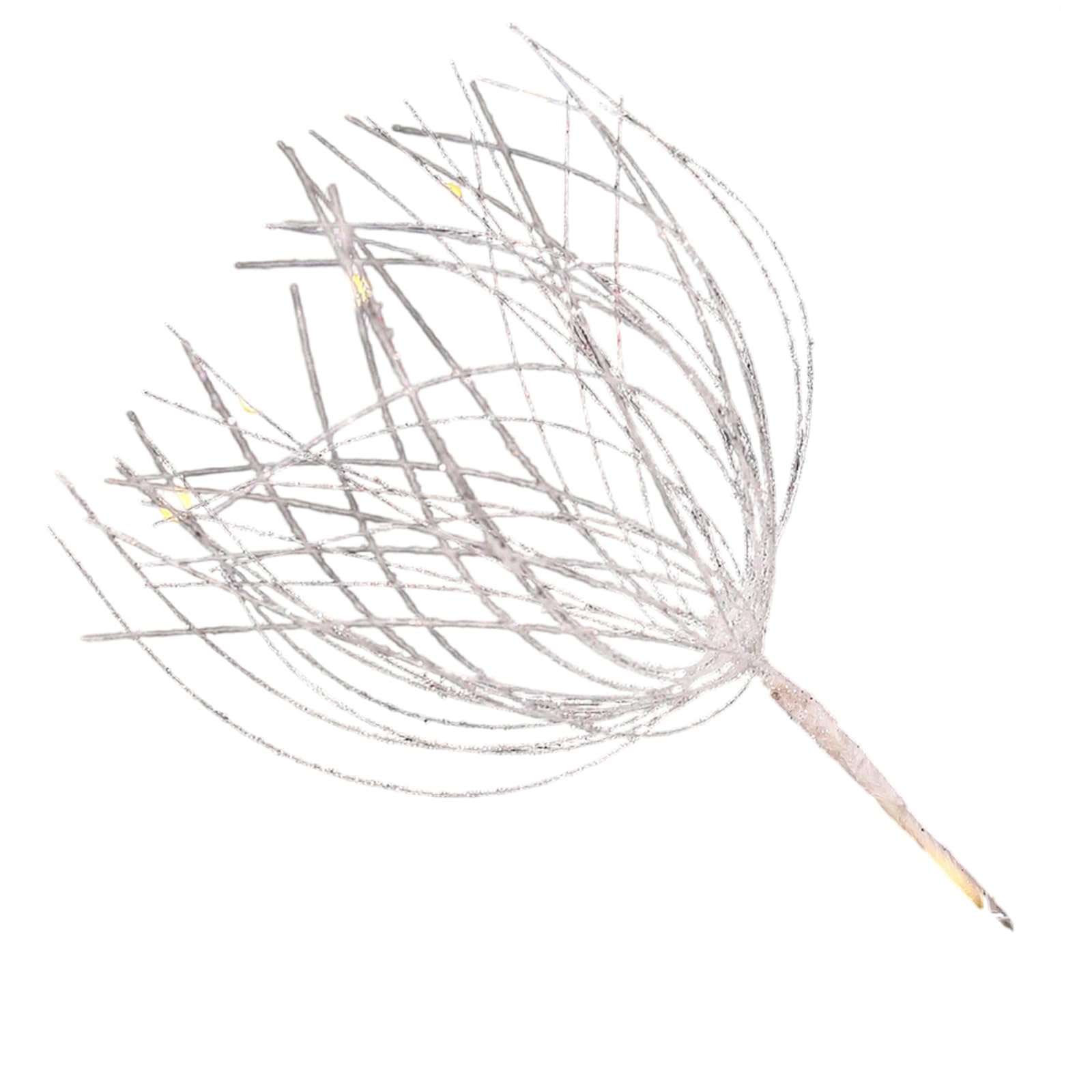 Nucelit Glittering Artificial Plant Branch Shatterproof Christmas Tree Decoration for Holiday Trees Wreath Decoration Christmas Tree Top