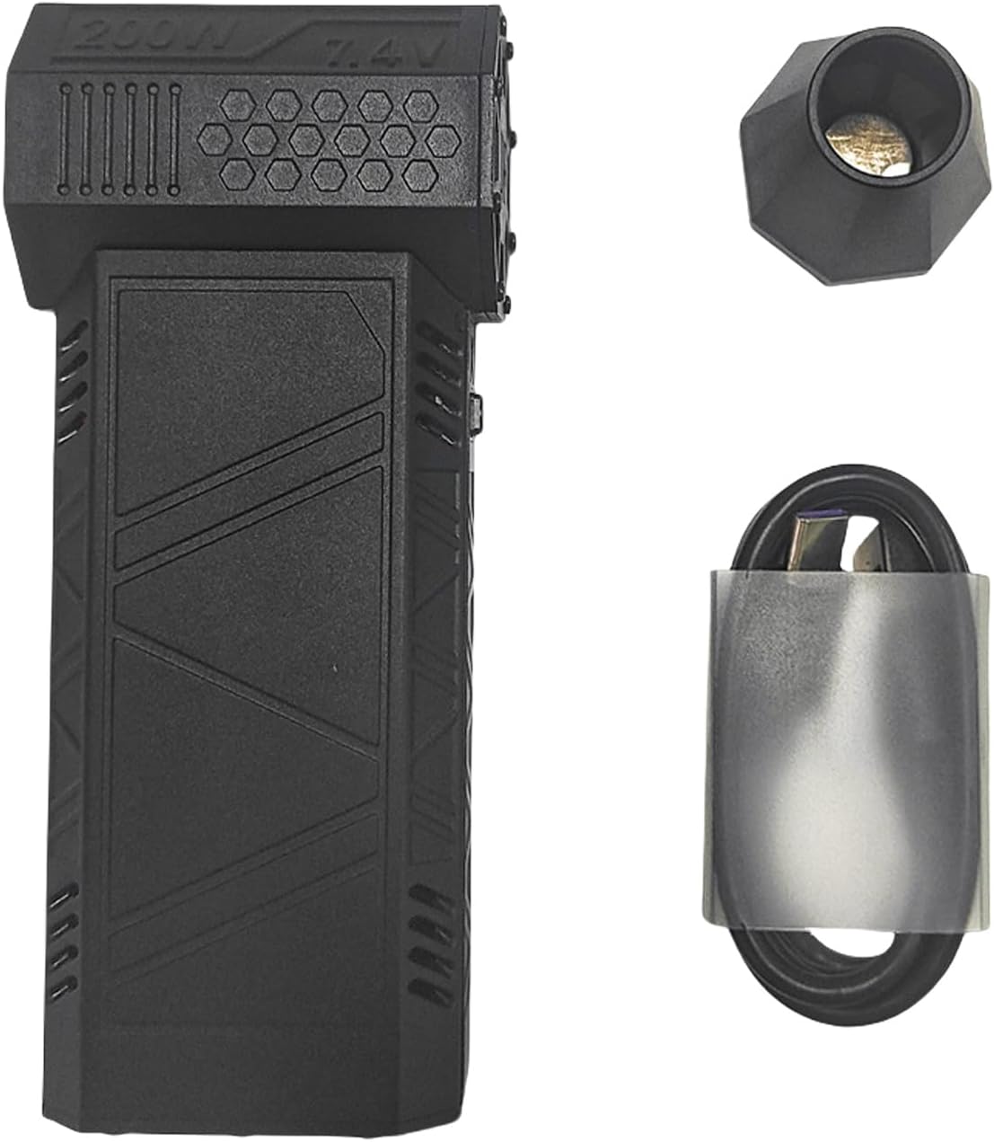 13W Fast Charging 3 Speed Adjustable Handheld Turbos Air Blower For Car Drying Home Cleaning With Nozzle Portable Industrial Duct Dry Fan