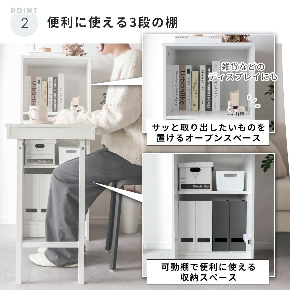 Amazon | デスク 折りたたみ 収納型デスク しまえる おしゃれ シンプル