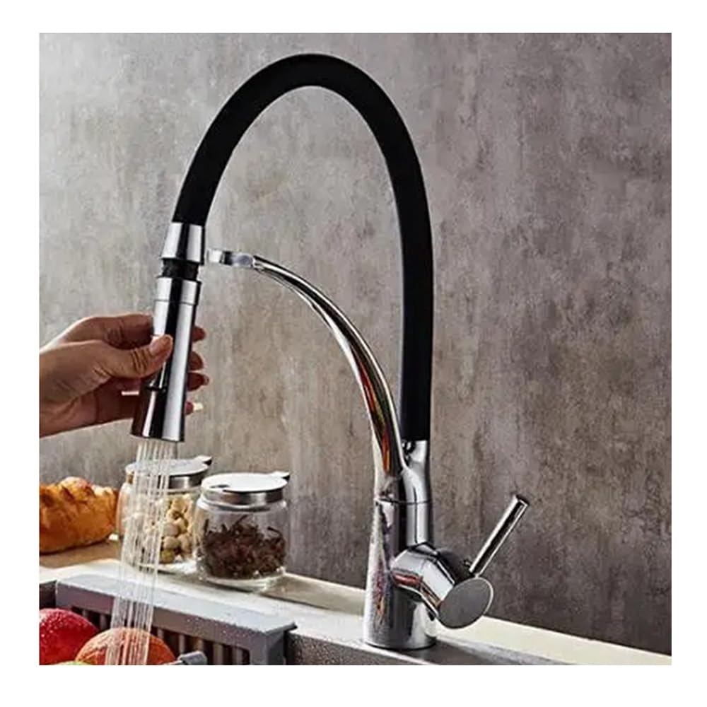 Kitchen Mixer Sink Faucet Brass Torneira Tap Kitchen Faucets Hot Cold Deck Mounted Bath Mixer Tap XT-145(Chrome)