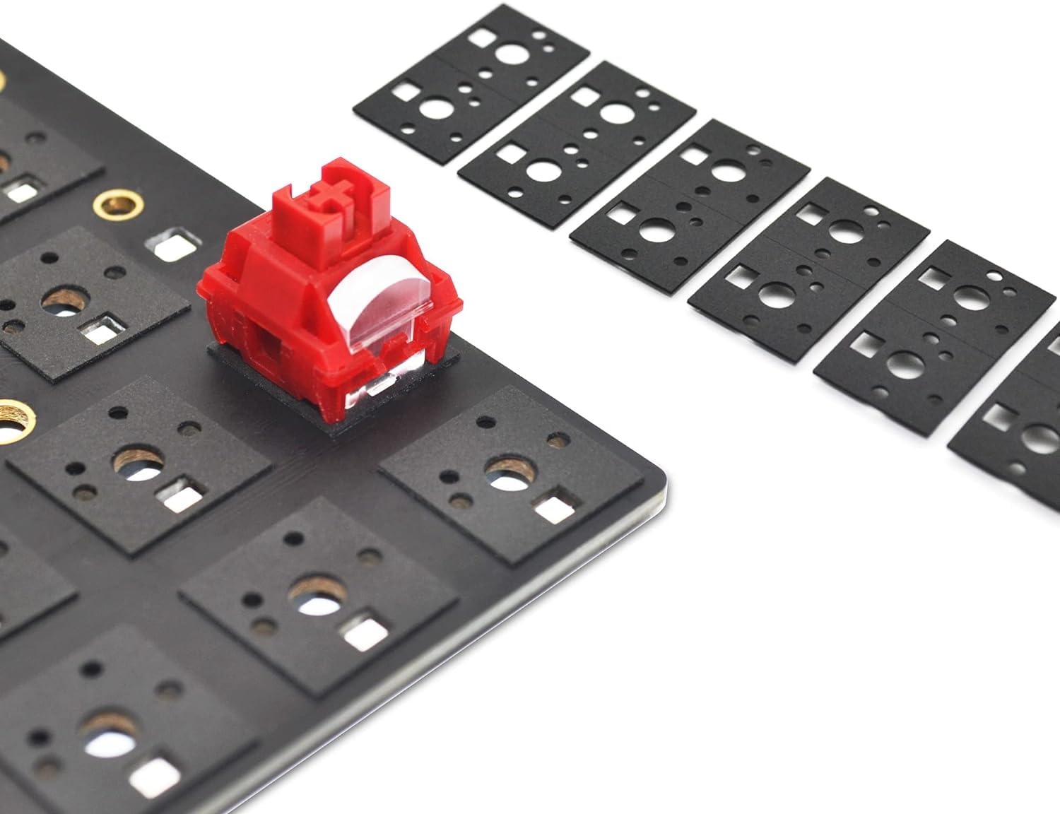 120 Autocollants Pour Switches De Clavier Mécanique - Poron, IXPE, EVA - 0,5 Mm - Réduction Bruit