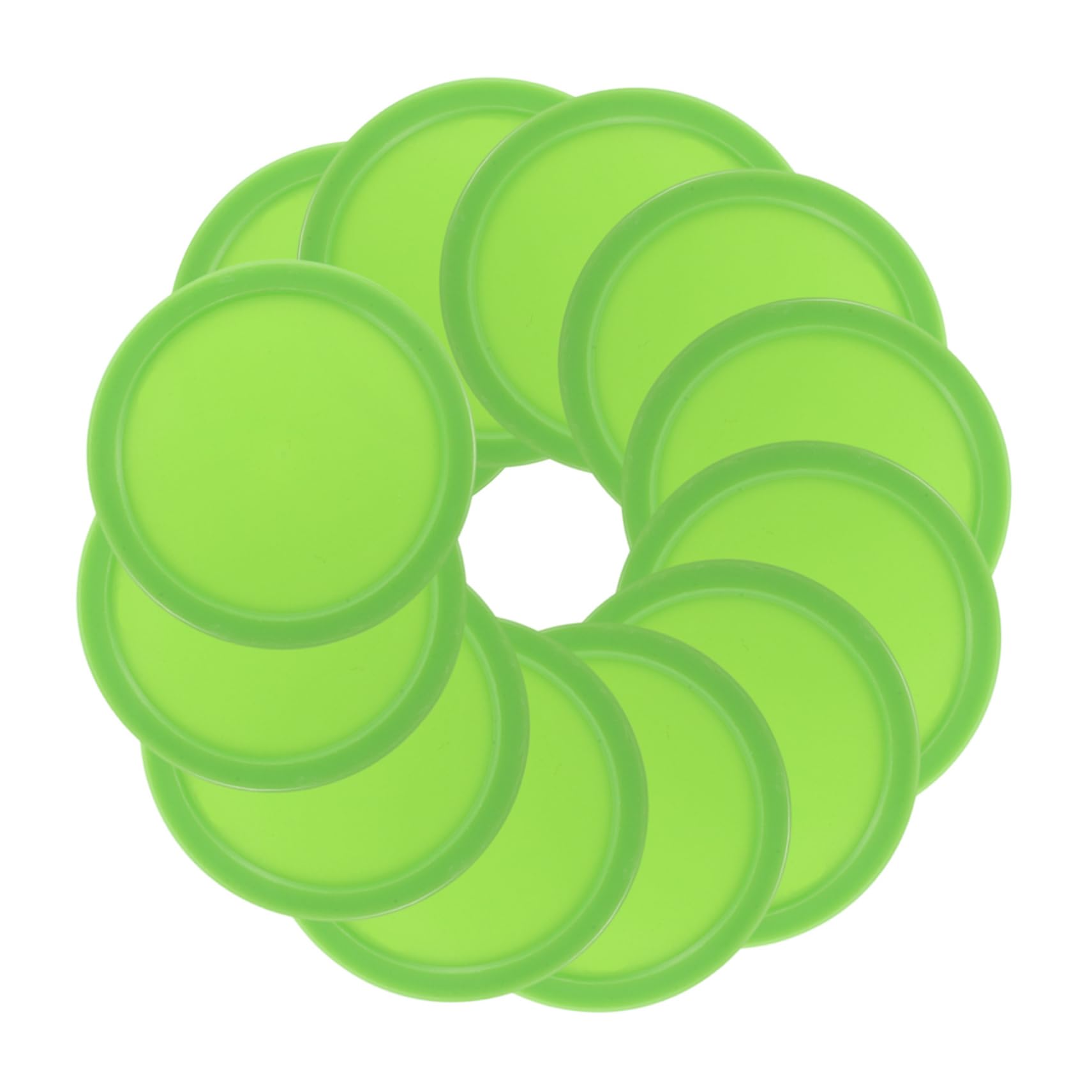 Abaodam 12pcs Air Hockey Ice Hockey Set Lightweight Plastic Replacement for Adults Compatible with Game Tables Enhanced Gaming Experience