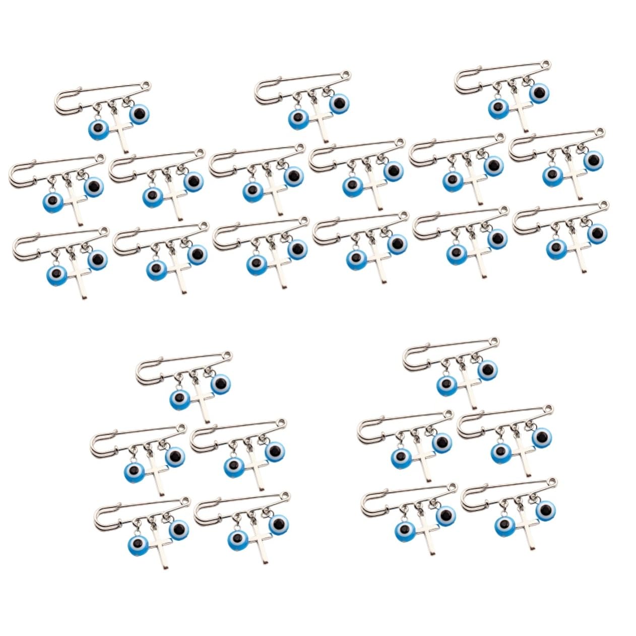 Broches mauvais oeil pour femmes sur chemises et vestes en denim