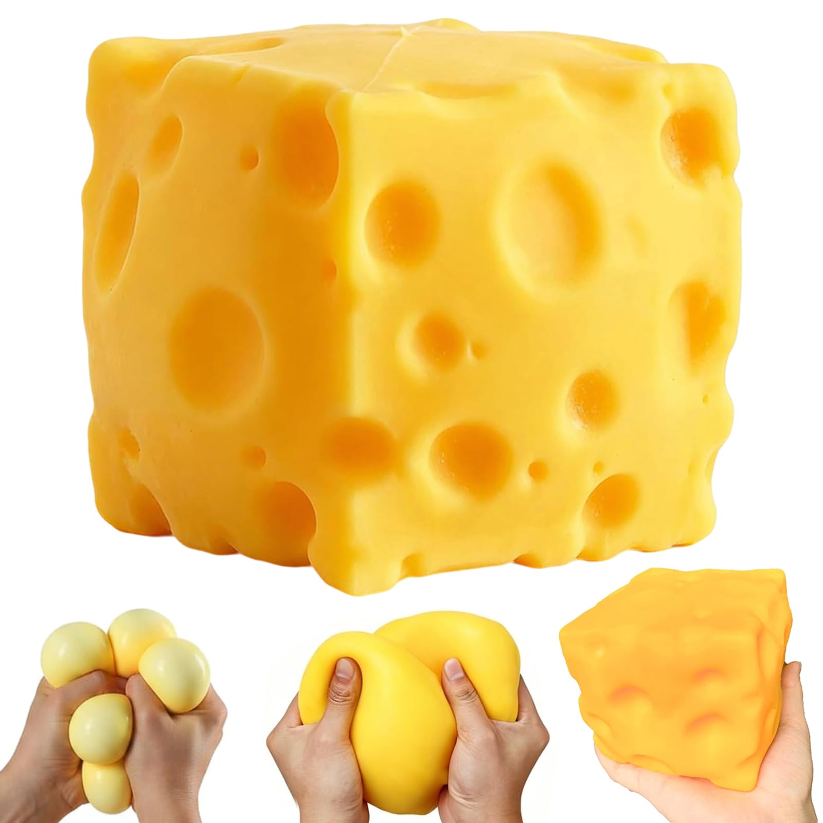 Cheese Squishy, 10cm Big Cheese Squishy Fidget Toys