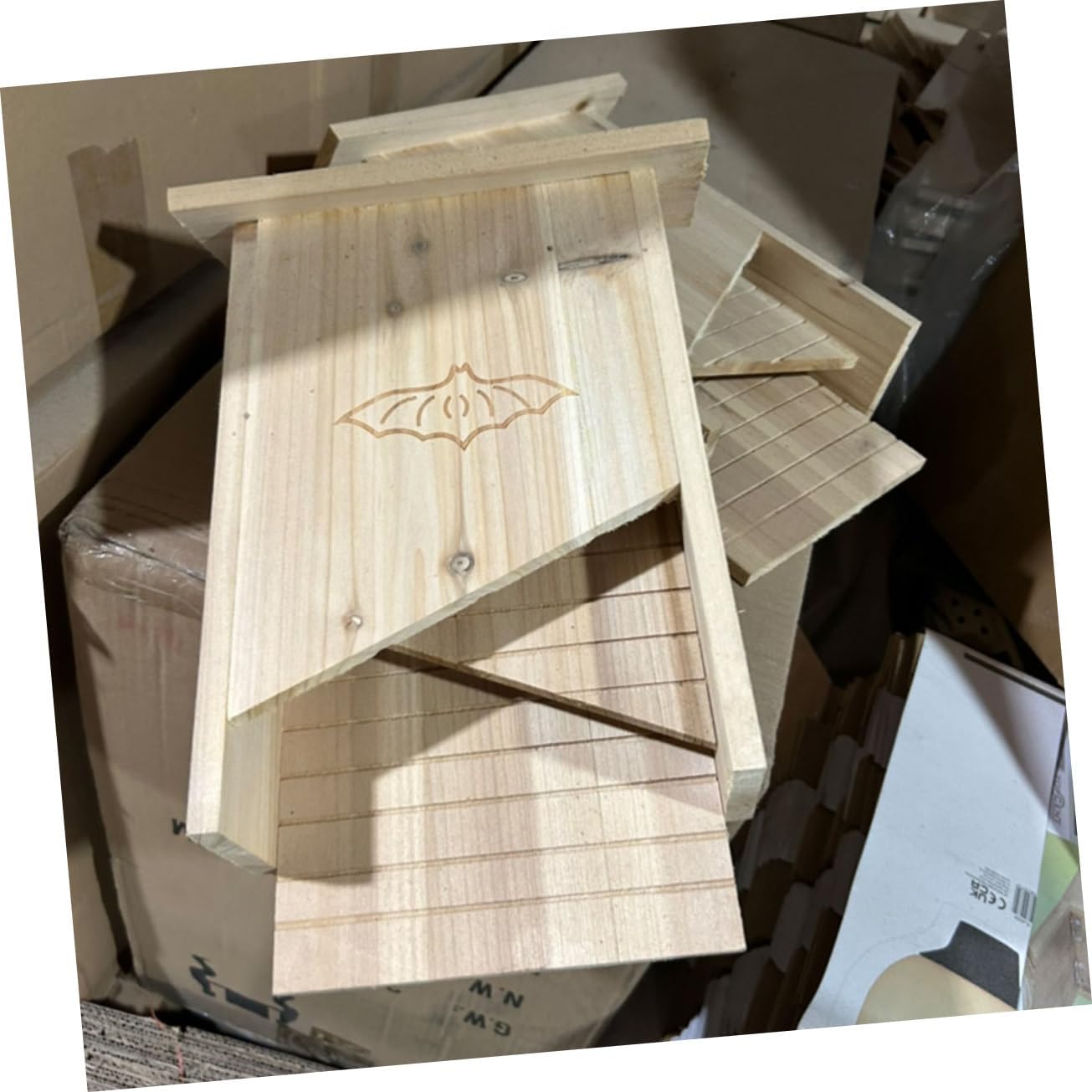 Bat Shelter for Garden Weatherproof Bat Box Easy Installation Design for Backyard Use