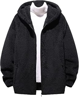 [Anzn] フリースジャケット ボアジャケットメンズ パーカー メンズ 裏起毛 防寒トレーナー メンズ フード付き 暖かい 冬 ゆったり 柔らかい 暖かい おしゃれ 大きいサイズ-hei-XL-xl