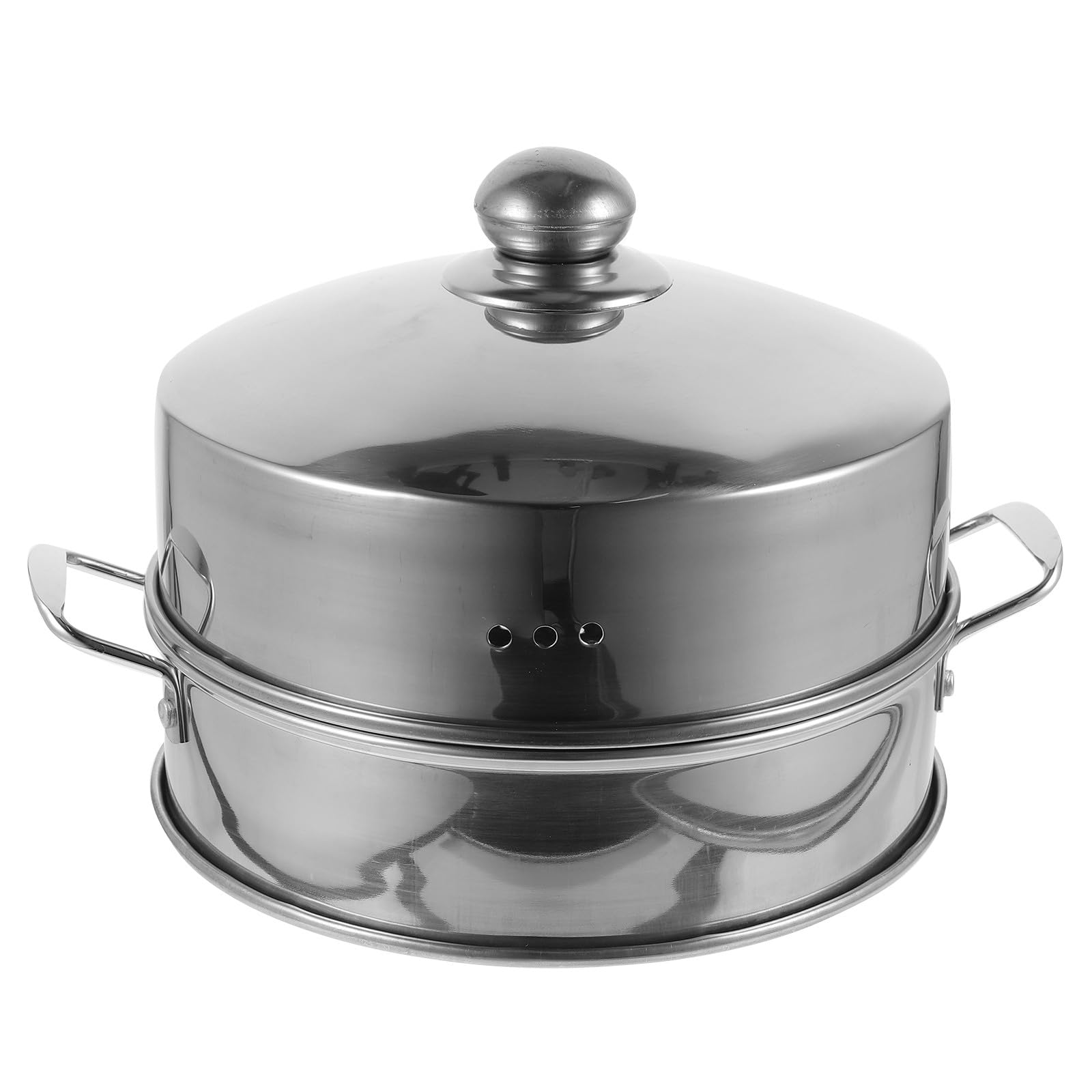 Cesta de Vapor de Aleación de Aluminio Resistente al Calor Tapa para Cocinar Huevos y Patatas al Vapor en Cocina Doméstica