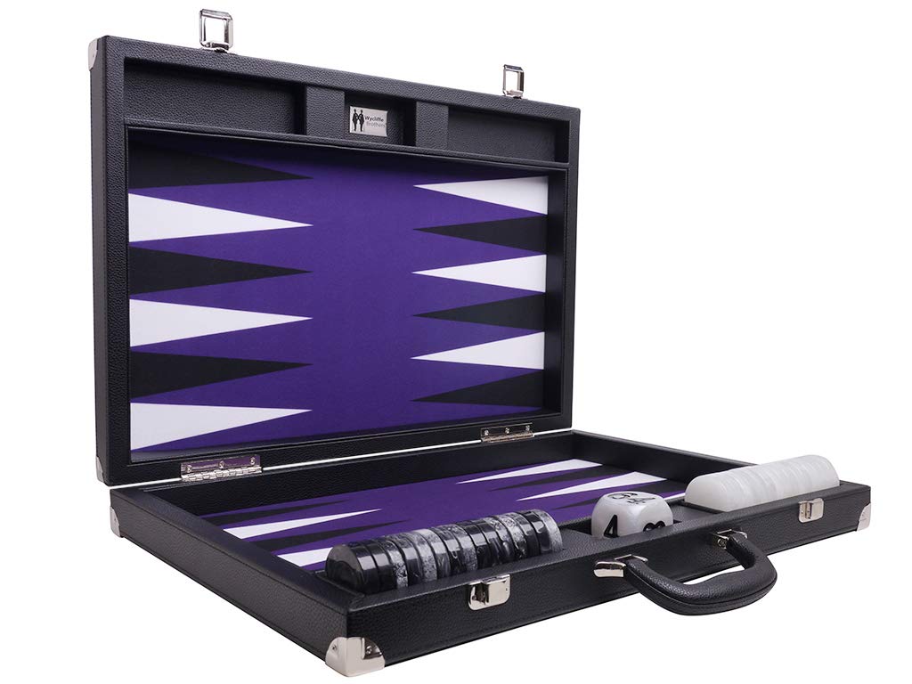 Jeu de Backgammon Tournoi 53 x 73 cm Violet – Wycliffe Brothers
