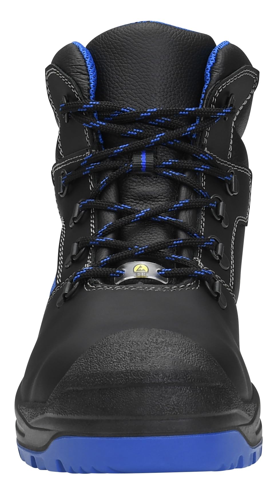 ELTEN LEONARDO XXSG black-blue Mid ESD S3 | Sicherheitsschuhe für Damen & Herren, Stahlkappe, leicht, atmungsaktiv, Gr. 45