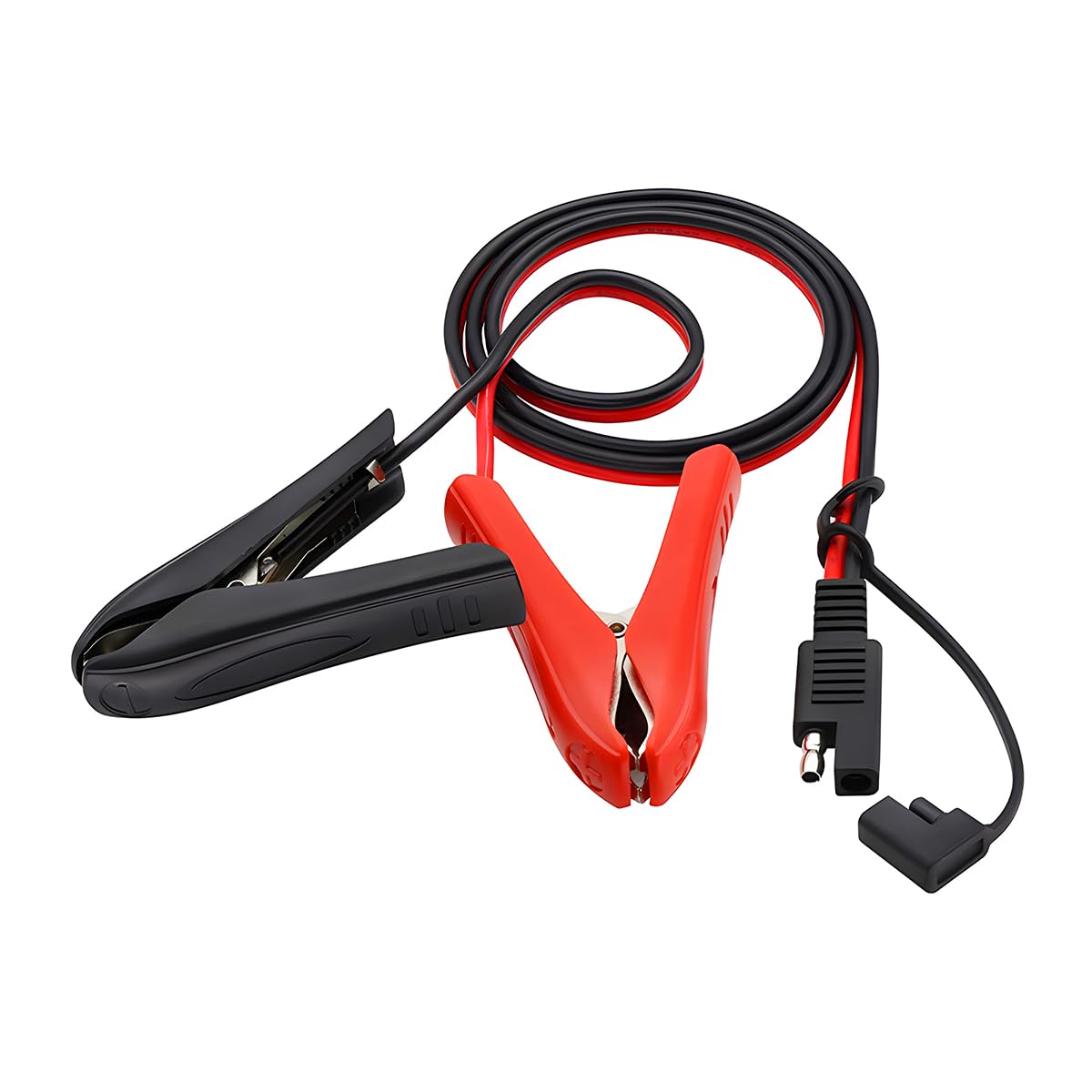 Vibrations Battery Adapter Cable – 100cm (39.37"), 14AWG Charging Cord With Non-Slip Alligator Clips For Automotive, Outdoor, Mobile Power