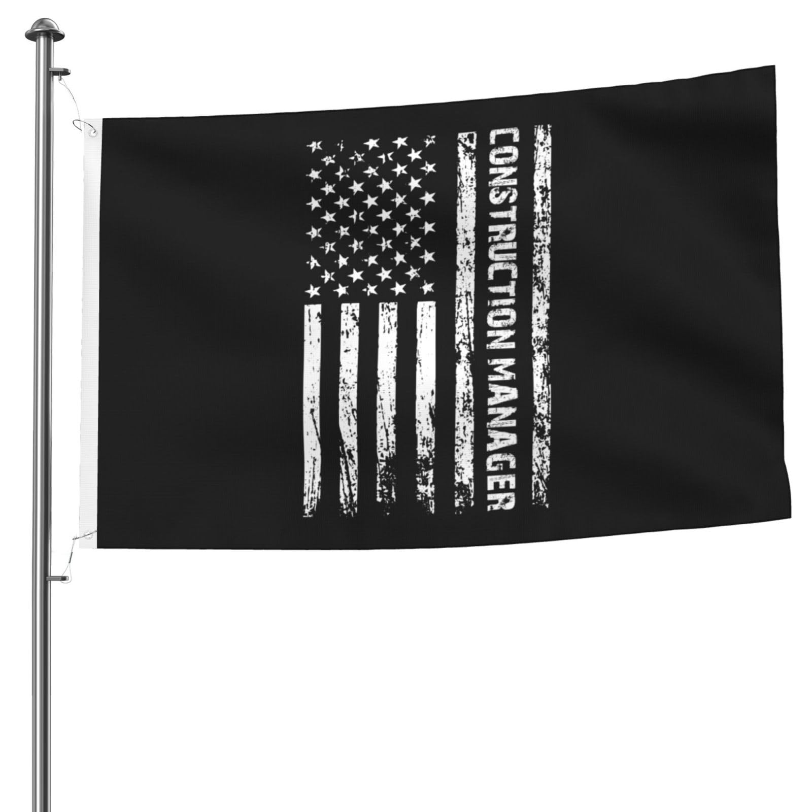 Amazon.com : POOEDSO Construction Manager Usa Flag Flags 5x8 Ft