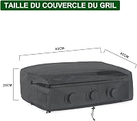 bruwaa Plancha Védőhuzat Vízálló Univerzális Grillhöz Húzózsinórral 2