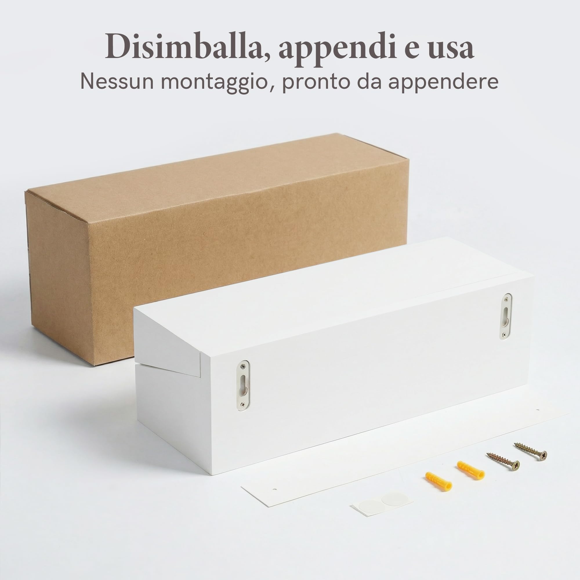SUMGAR Mensola Bianca Pieghevole da Comodino per Letto a Castello - Cassetto per Camera da Letto e Soggiorno - Mini Mensola da Parete Appesa Portabevande