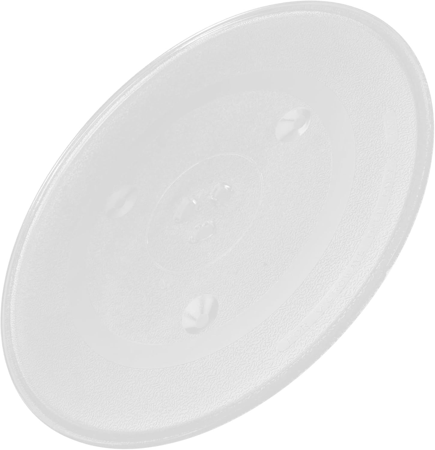 OUNONA Microwave Turntable Glass Plate Replacement Microwave Oven Tray - Easy to Clean Smooth Compatible