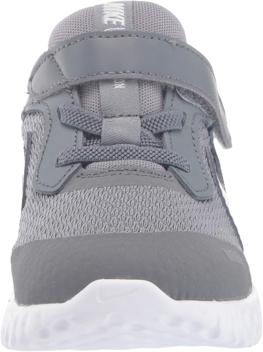  | Nike Baby Boys Revolution 5 Toddler Velcro Running Shoe, Cool Grey/Pure Platinum-Dark Grey, 4 Infant | Sneakers