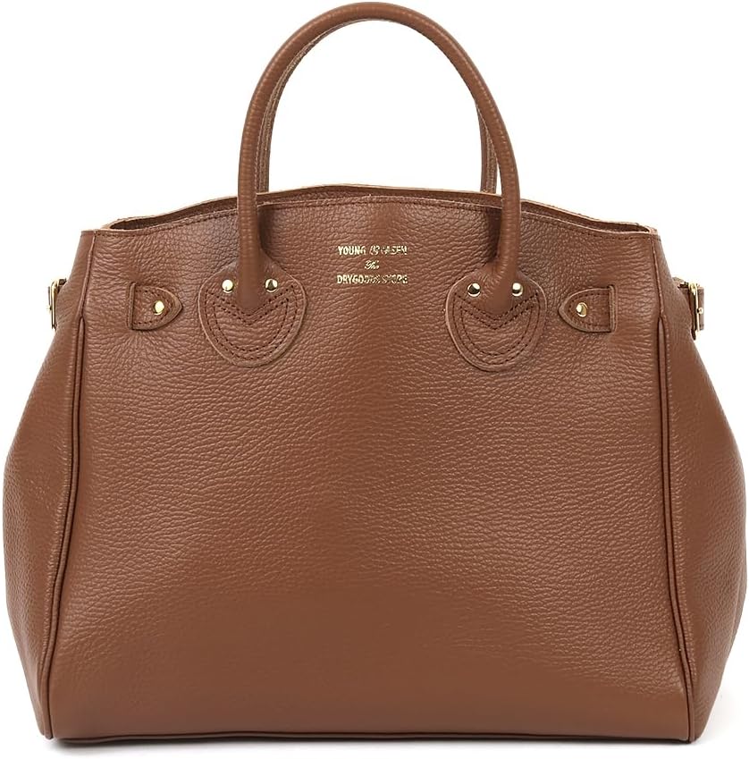 Amazon | [ヤングアンドオルセン] EMBOSSED LEATHER BELTED TOTE