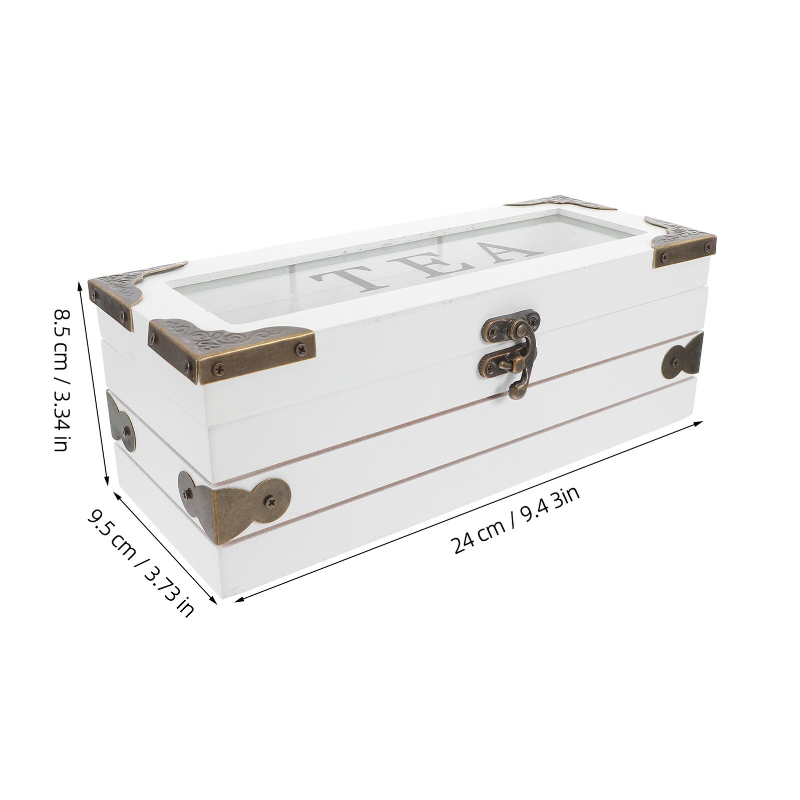 Holz teebeutel aufbewahrungsbox mit Deckel Multifunktions Organizer Fach für Tee Kaffee und Zucker Platzsparende Teeaufbewahrung für Küche und Eleganter Teebeutelhalter