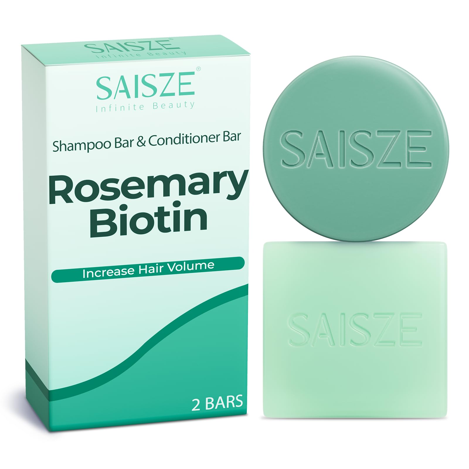Rosemary & Biotin Shampoo and Conditioner Bar for Hair Growth, Natural Solid Shampoo Strengthening for Thinning Hair