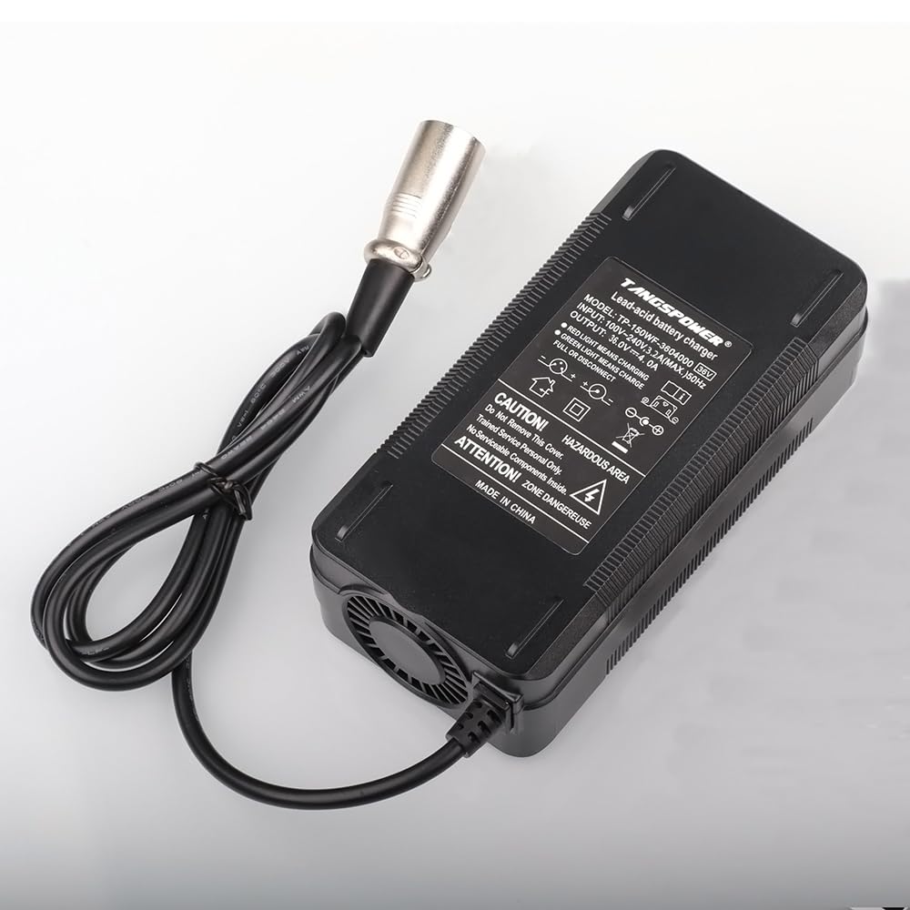 Cargador Patinete Electrico 3 6V 4A Cargador de batería for 43.2V Scooter eléctrico E-Bike Battery