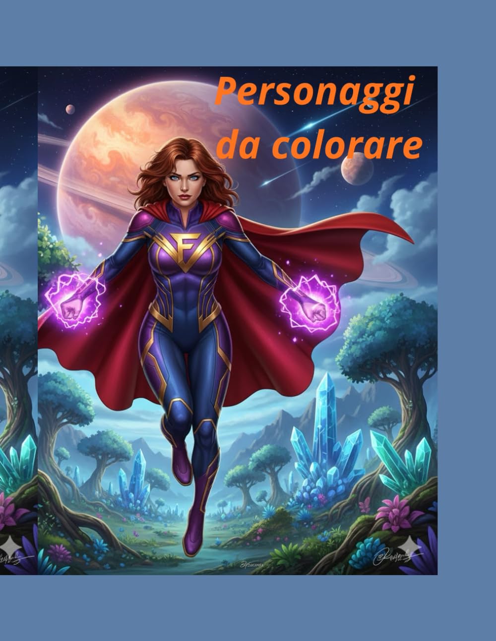 Personaggi inventati da colorare