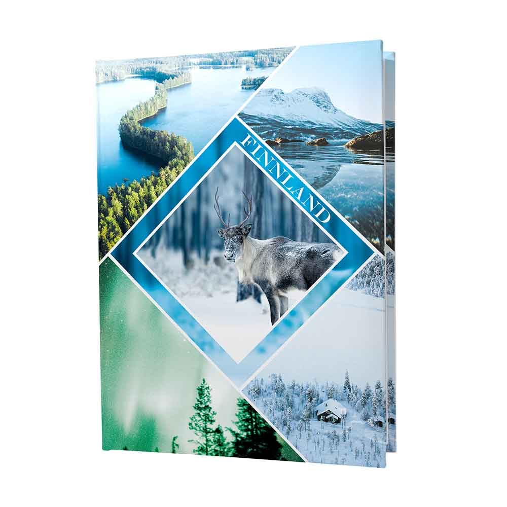 Urlaubsfotoalbum: Finnland, Fototasche für Fotos, Taschen-Fotohalter für lose Blätter, Urlaub Finnland, Handgemachte Fotoalbum (10x15 | für 300 Fotos)
