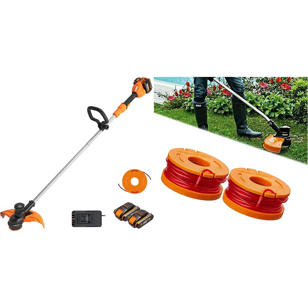 Débroussailleuse sans fil WORX 40V pour nettoyer facilement les herbes hautes