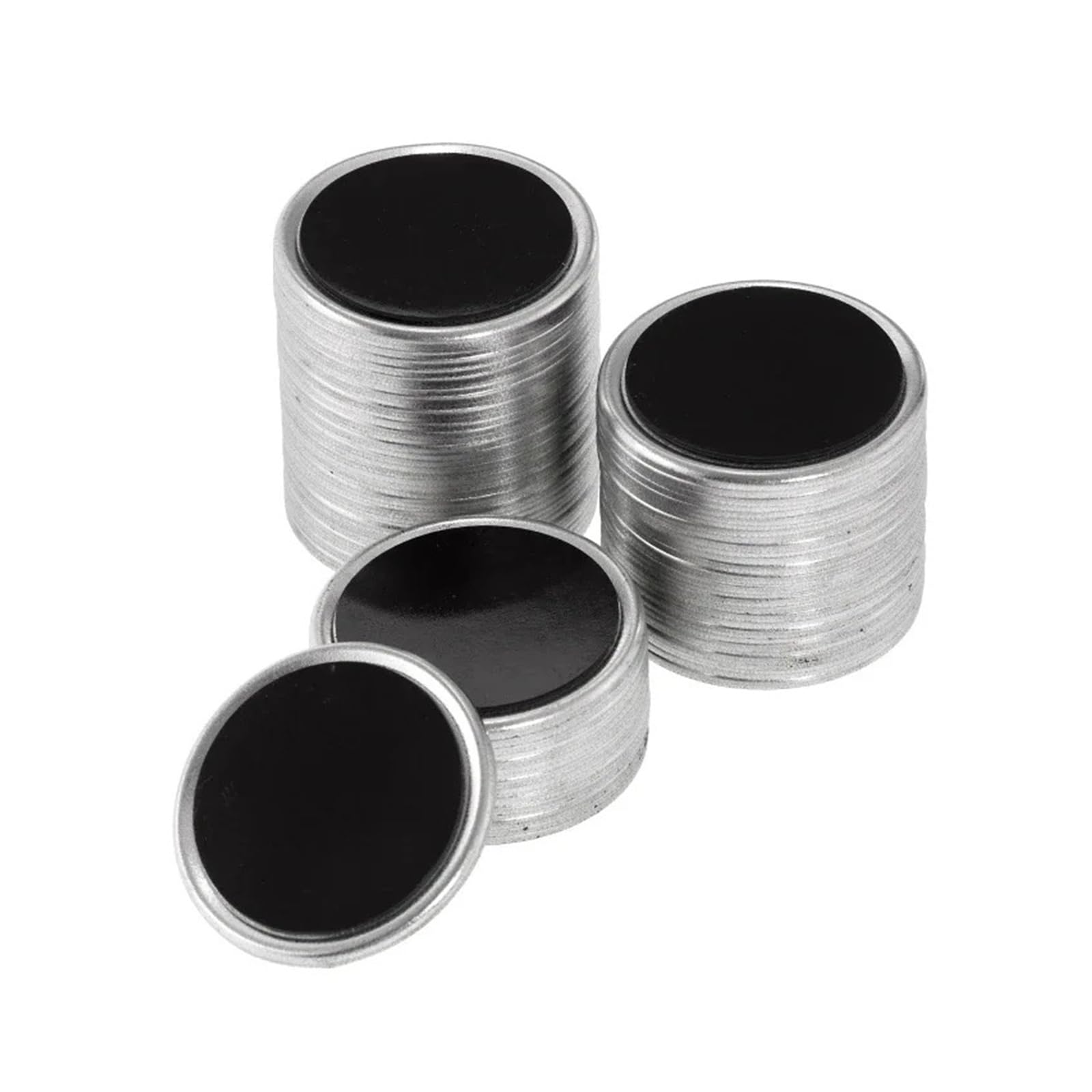 100 Stück 58 mm Magnet Kühlschrank Abzeichen Pin Button Maker Teile for Kunsthandwerk Herstellung Kühlschrank Abzeichen Set Für die DIY-Bastelproduktion(Strong Magnet Button)