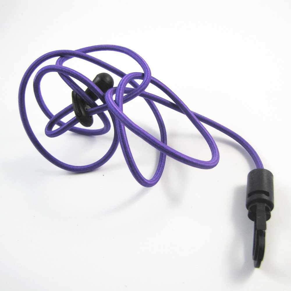 coinbuylot 44inch New Kayak Canoe Paddle Fishing Rod Leash Purple