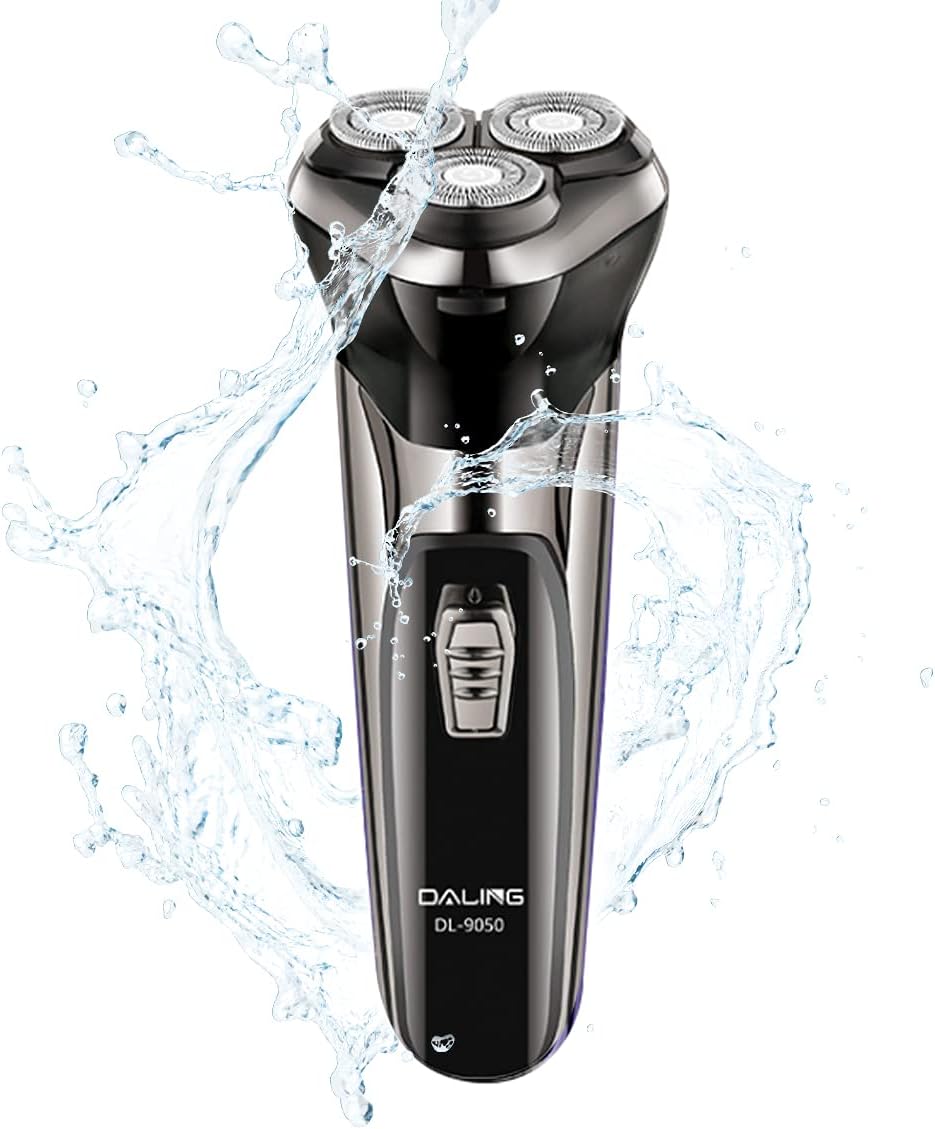 Teenway3-in-1 Electric Shaver - 100% Waterproof Electric Shaver Wet & Dry Rotary Shavers