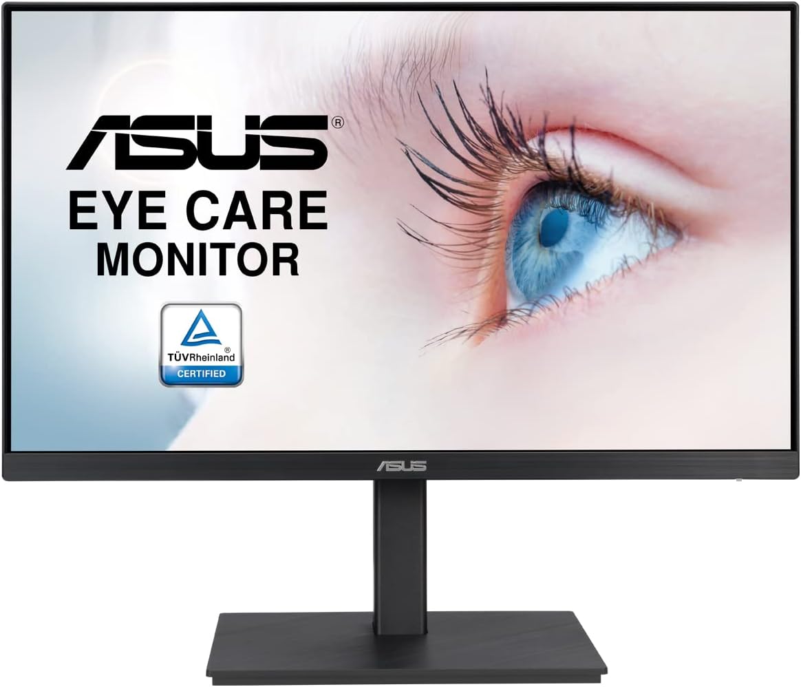 ASUS Eye Care Monitor VA27EQSB 27 . IPS. FHD. 1920 x 1080. 16:9. 5 ms. 300 cd/m². Black. 75 Hz. HDMI ports quantity 1