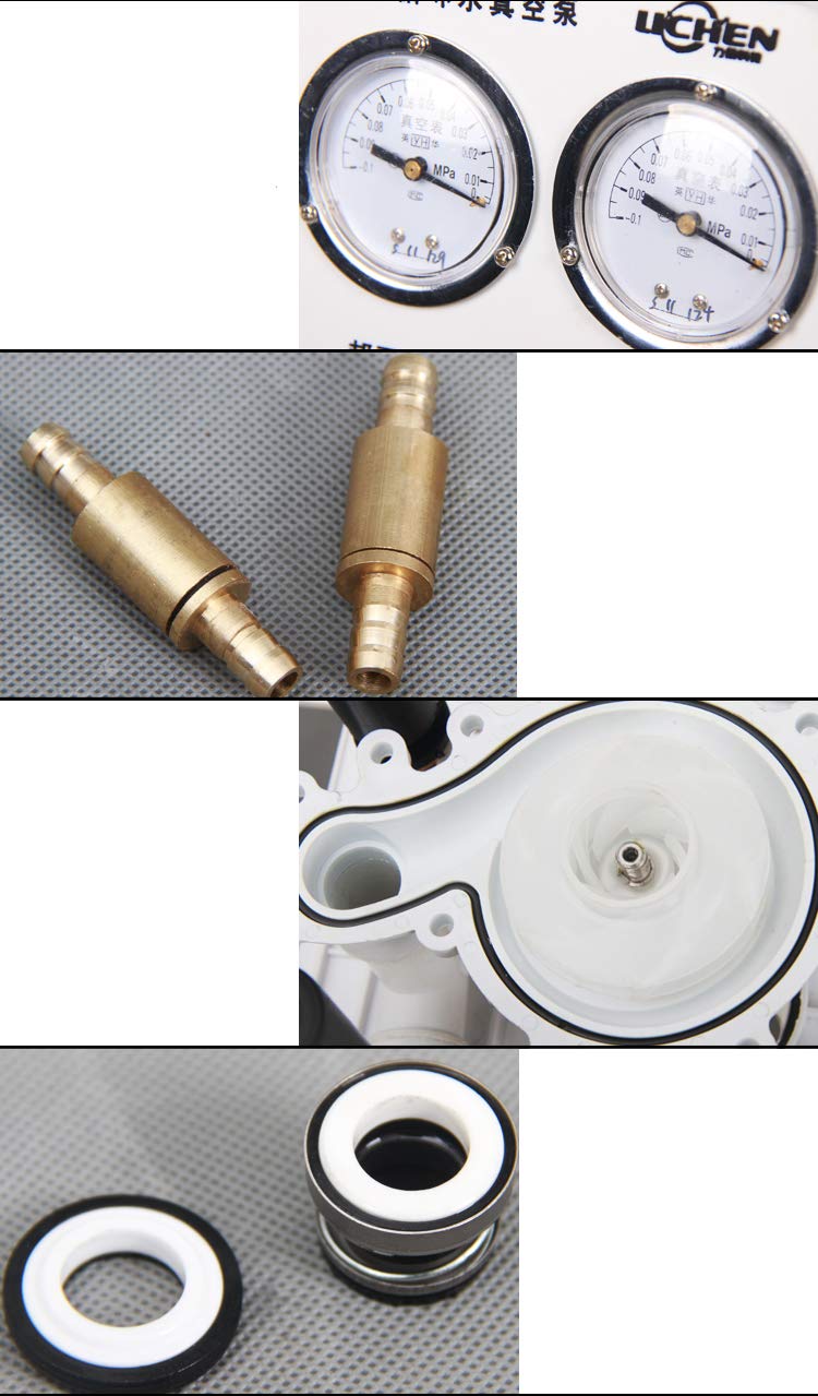 Fayelong Neu 180W SHZ-D(III) Vakuum Pumpe Umwälz Wasser Pumpe Luft Pumpe Labor Destille Filter Pumpe (Edelstahl)