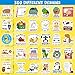 CKXTYNG 300 Pcs Funny Stickers for Adults, Hilarious Meme Prank Quote Stickers for Laptop Water Bottles Hard Hats Bumpers Phone Cases, Vinyl Waterproof Decals